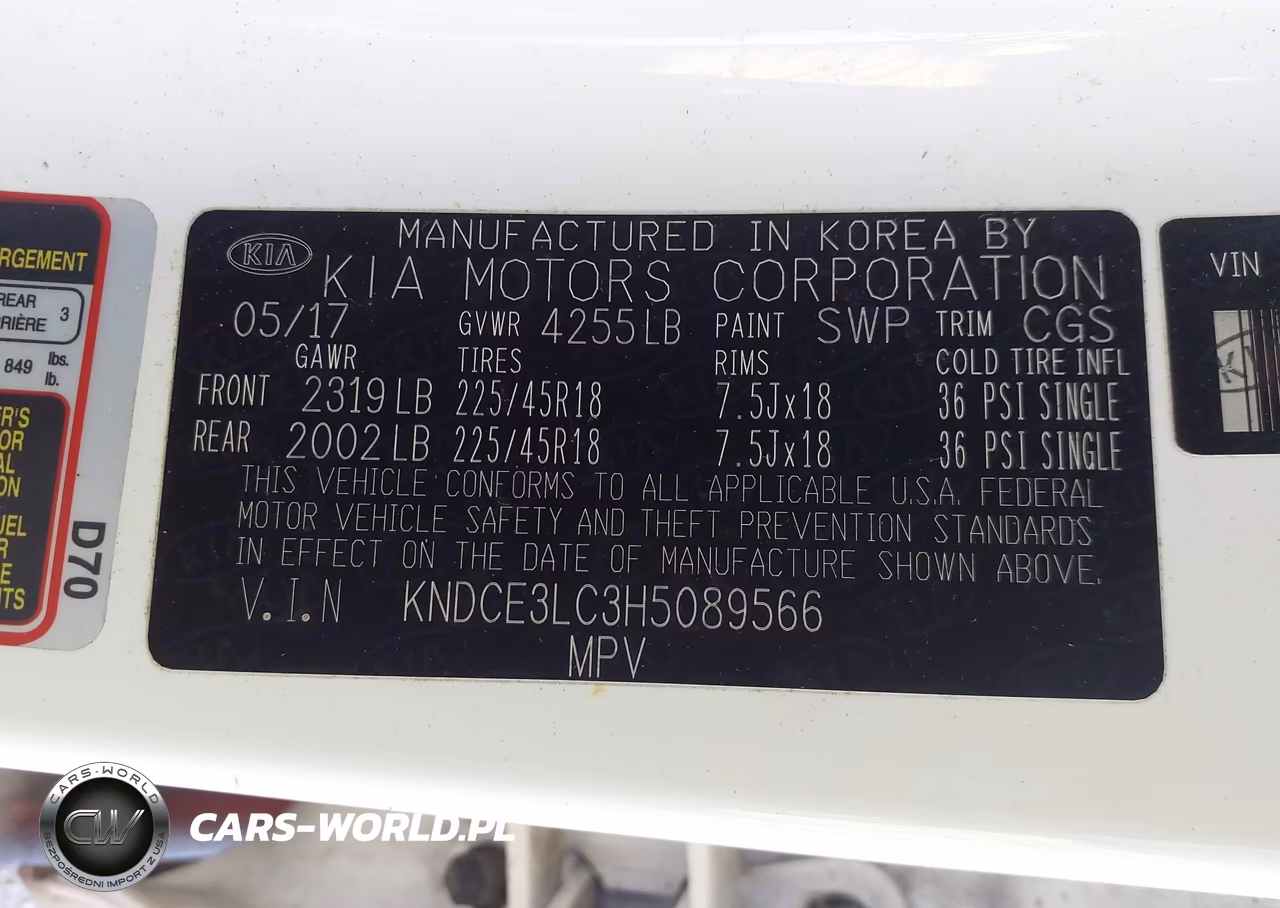 2017 Kia Niro Touring VIN:KNDCE3LC3H5089566 - 9
