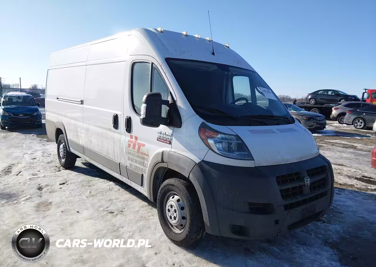 2018 Ram Promaster 3500 Cargo Van High Roof 159 Wb Ext