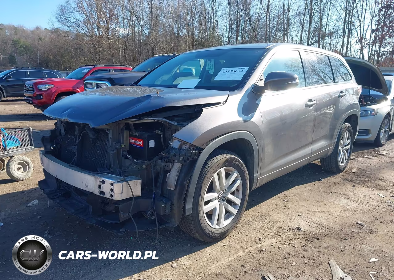 2016 Toyota Highlander Le V6 VIN:5TDZKRFH0GS168960 - 2
