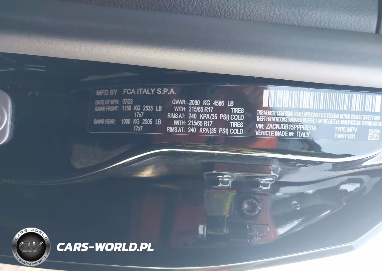 2023 Jeep Renegade Upland 4X4 VIN:ZACNJDB15PPP60314 - 9