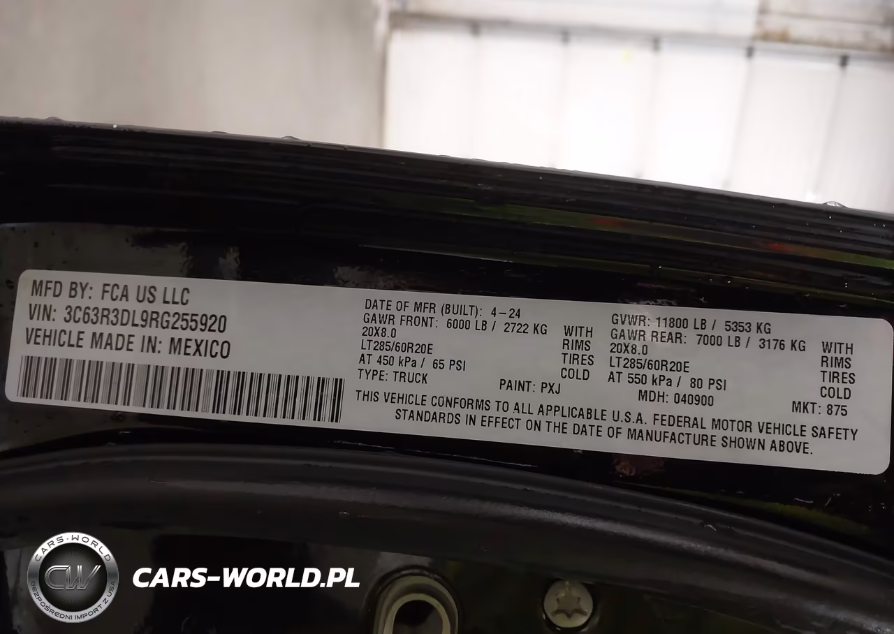 2024 Ram 3500 Big Horn 4X4 6'4 Box VIN:3C63R3DL9RG255920 - 8
