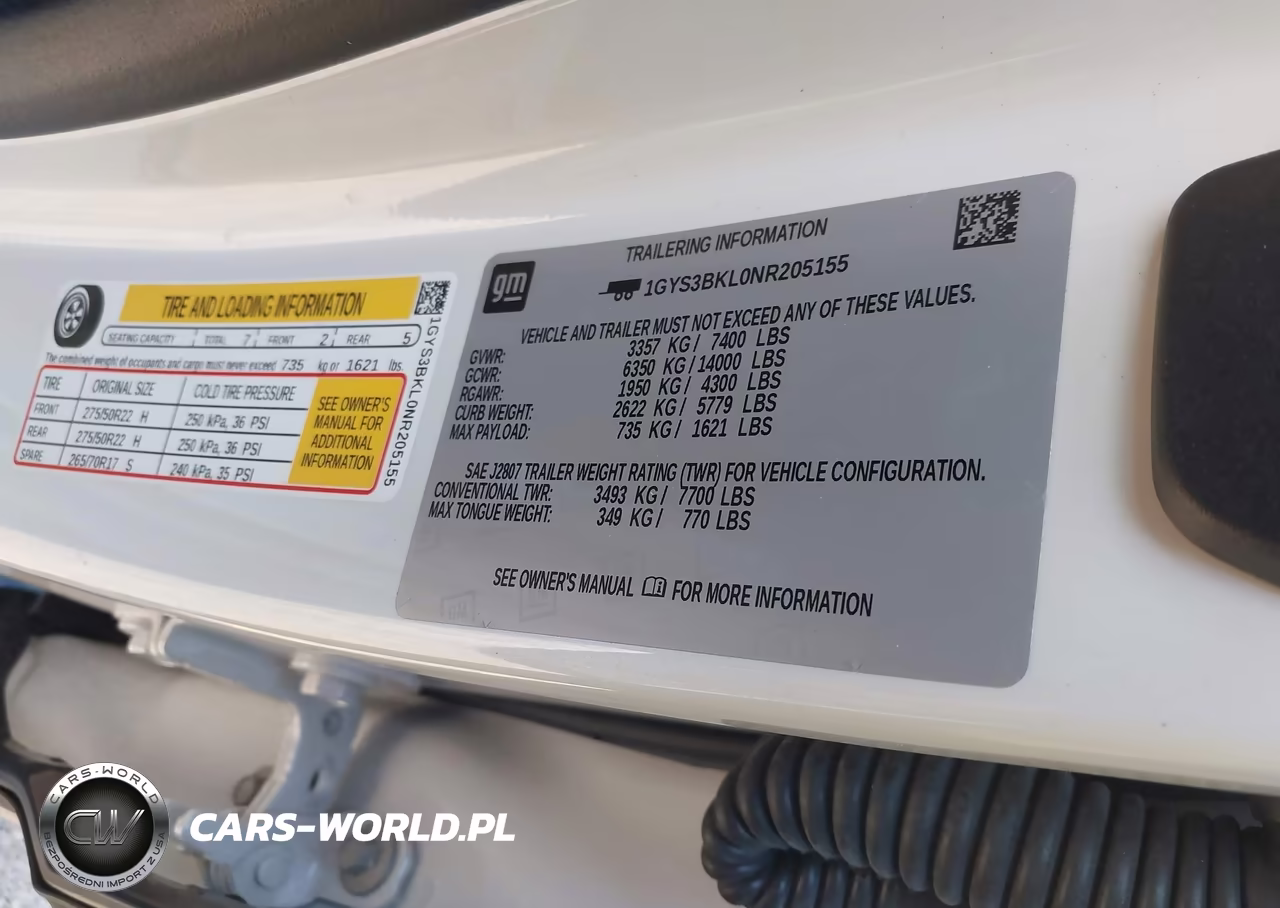 2022 Cadillac Escalade 2Wd Premium Luxury VIN:1GYS3BKL0NR205155 - 9