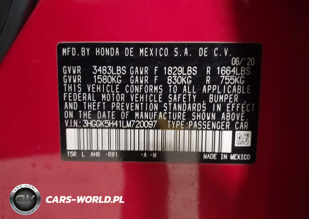 2020 Honda Fit Lx VIN:3HGGK5H41LM720097 - 9
