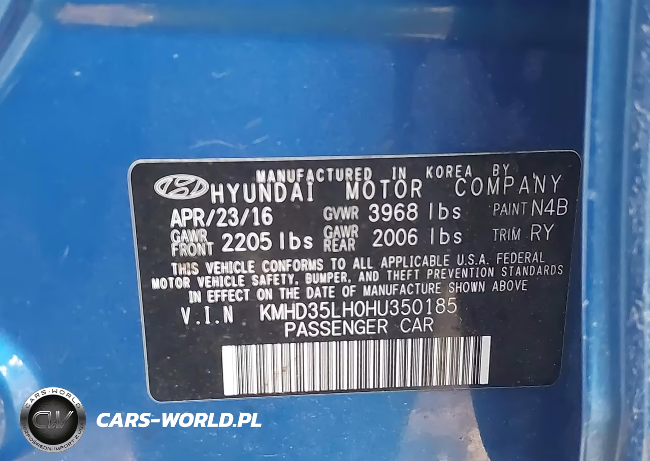 2017 Hyundai Elantra Gt VIN:KMHD35LH0HU350185 - 9