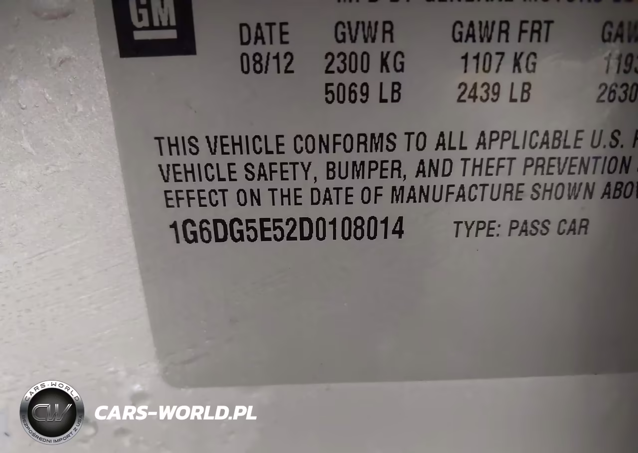 2013 Cadillac Cts Luxury VIN:1G6DG5E52D0108014 - 9