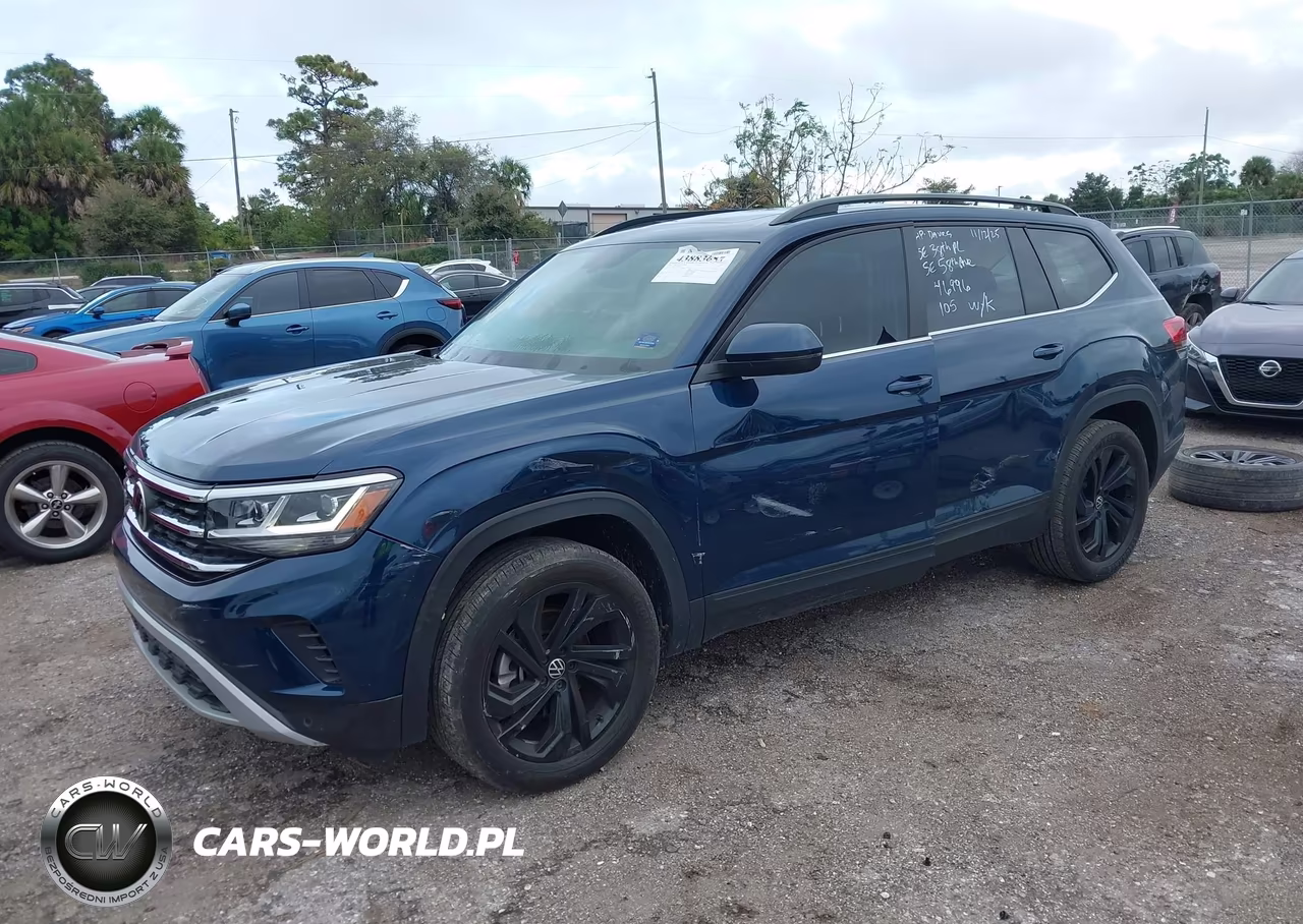 2022 Volkswagen Atlas 3.6L V6 Se W-Technology VIN:1V2JR2CA8NC538167 - 2