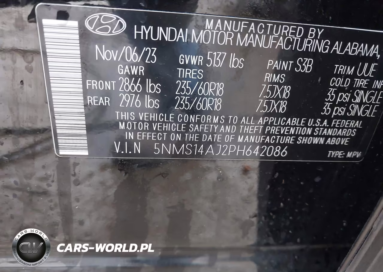 2023 Hyundai Santa Fe Se VIN:5NMS14AJ2PH642086 - 9