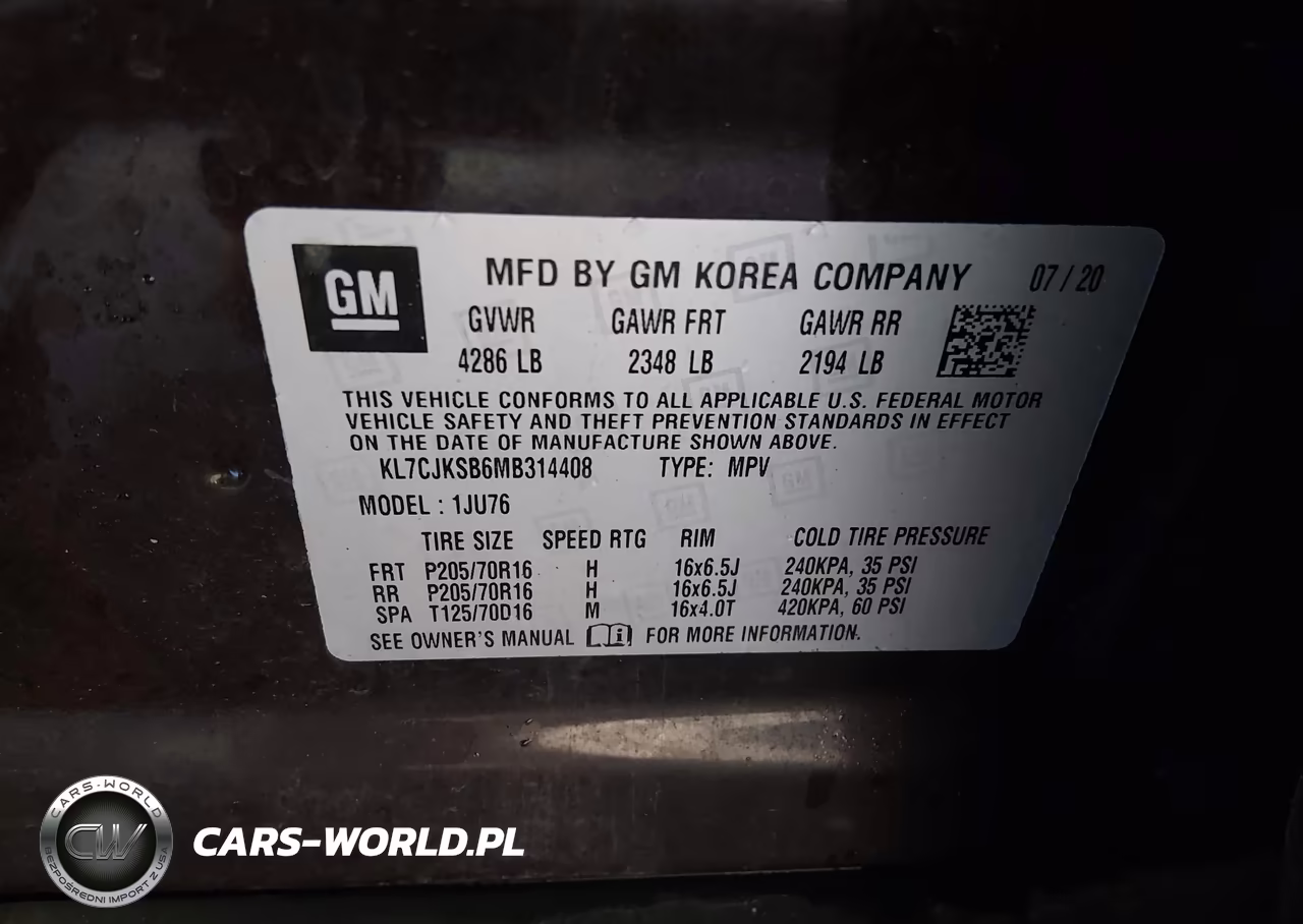 2021 Chevrolet Trax Fwd Ls VIN:KL7CJKSB6MB314408 - 9