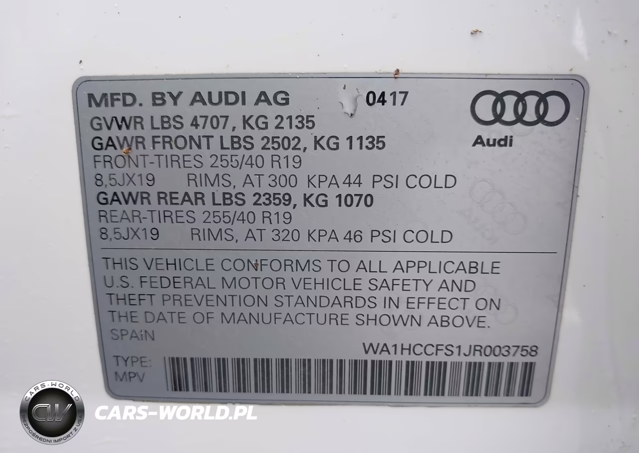 2018 Audi Q3 2.0T Premium-2.0T Sport Premium VIN:WA1HCCFS1JR003758 - 9