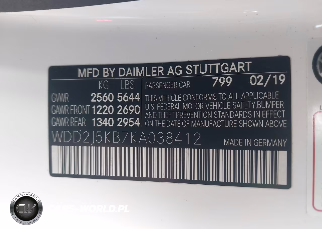2019 Mercedes-Benz Cls 450 4Matic VIN:WDD2J5KB7KA038412 - 9
