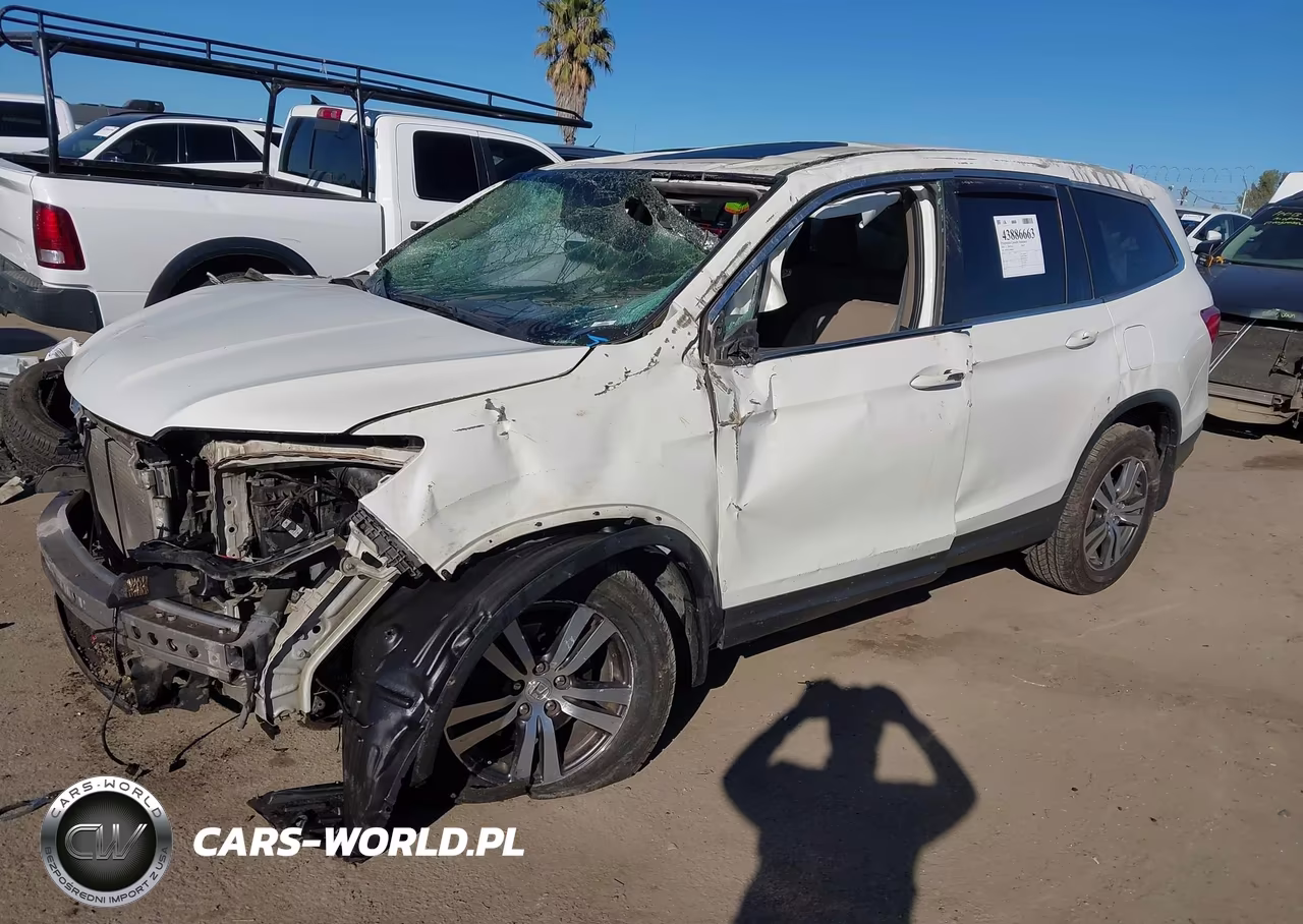 2018 Honda Pilot Ex-L VIN:5FNYF5H55JB009858 - 2