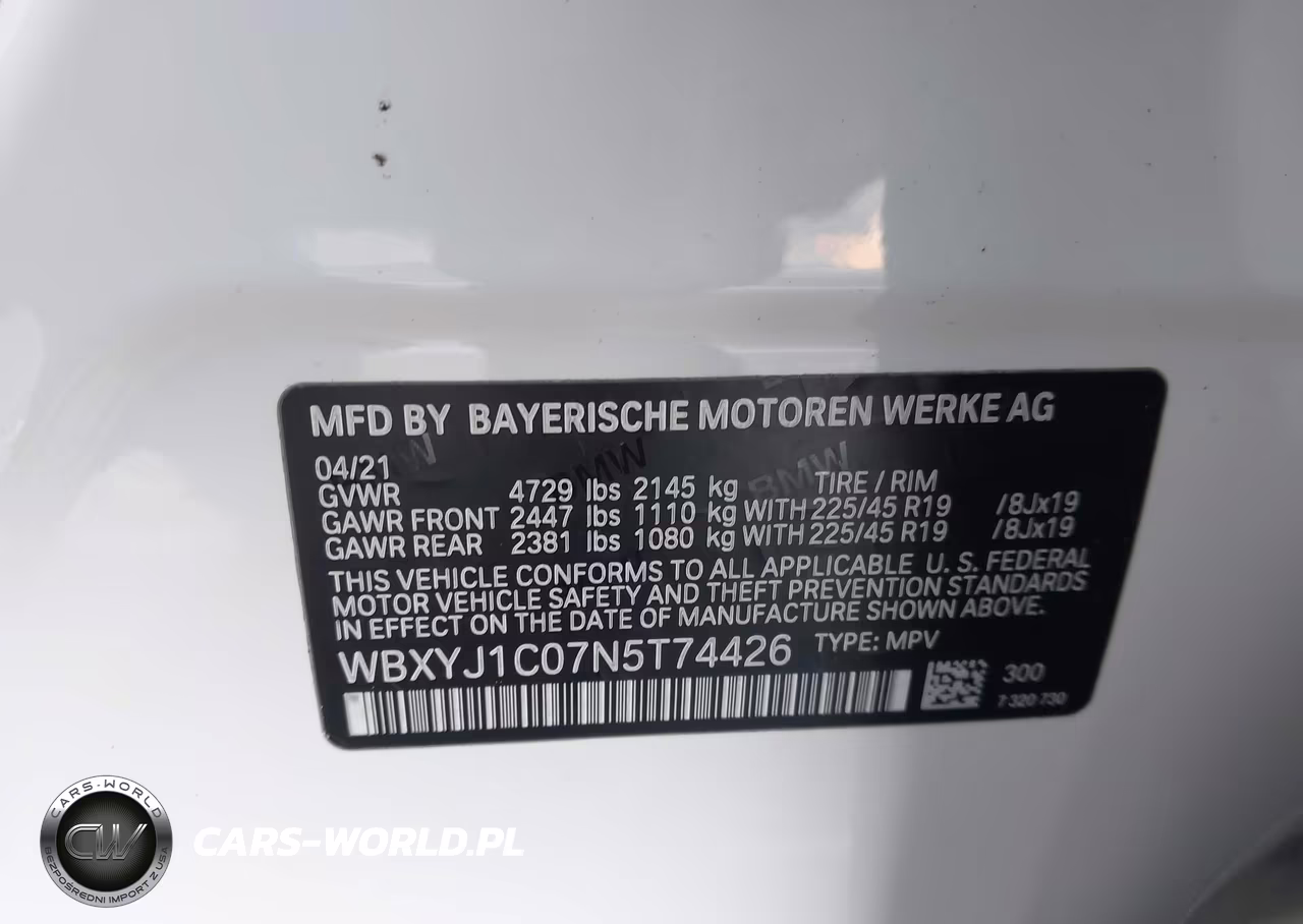 2022 BMW X2 xDrive28I VIN:WBXYJ1C07N5T74426 - 9