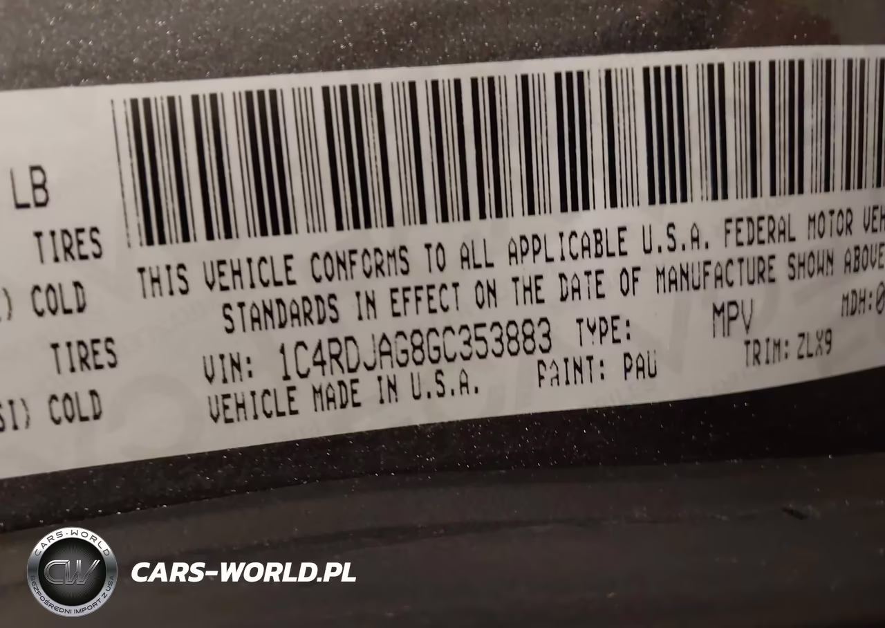 2016 Dodge Durango Sxt VIN:1C4RDJAG8GC353883 - 9