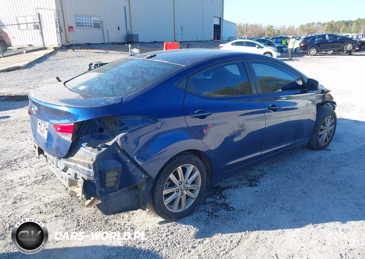 2016 Hyundai Elantra Se VIN:5NPDH4AE2GH657701 - 4