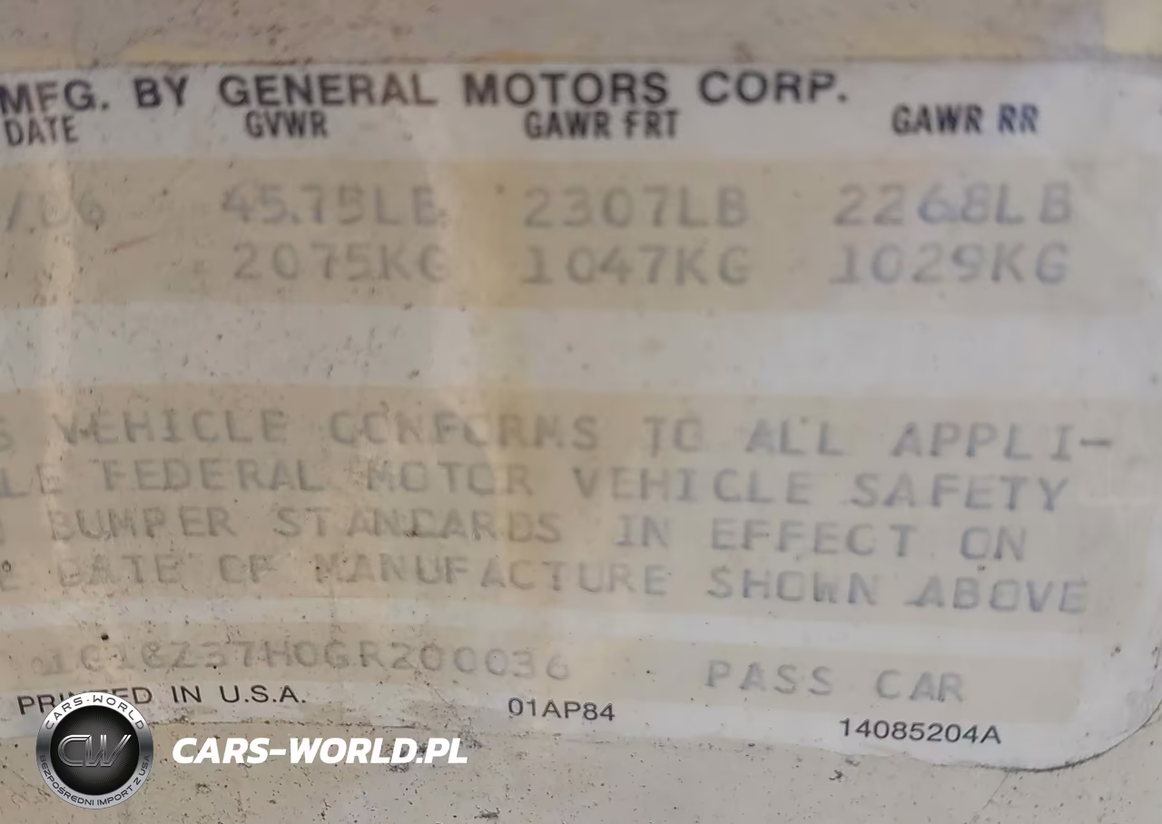 1986 Chevrolet Monte Carlo VIN:1G1GZ3780GR200036 - 9