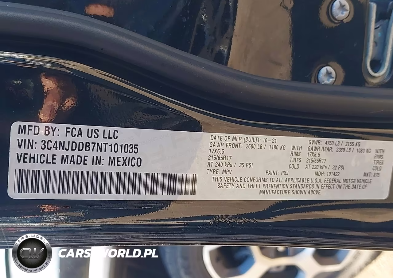 2022 Jeep Compass Trailhawk 4X4 VIN:3C4NJDDB7NT101035 - 9