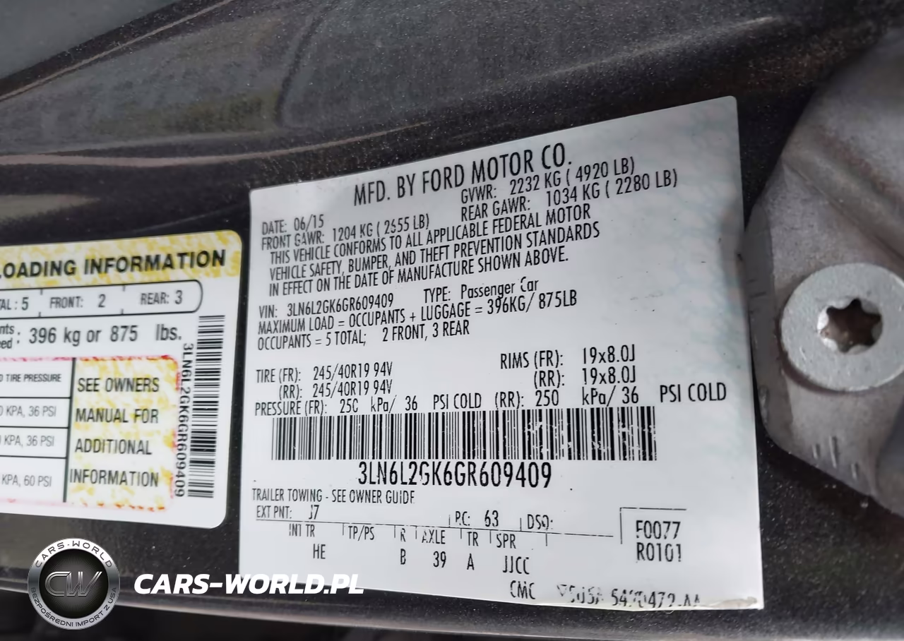 2016 Lincoln Mkz VIN:3LN6L2GK6GR609409 - 9