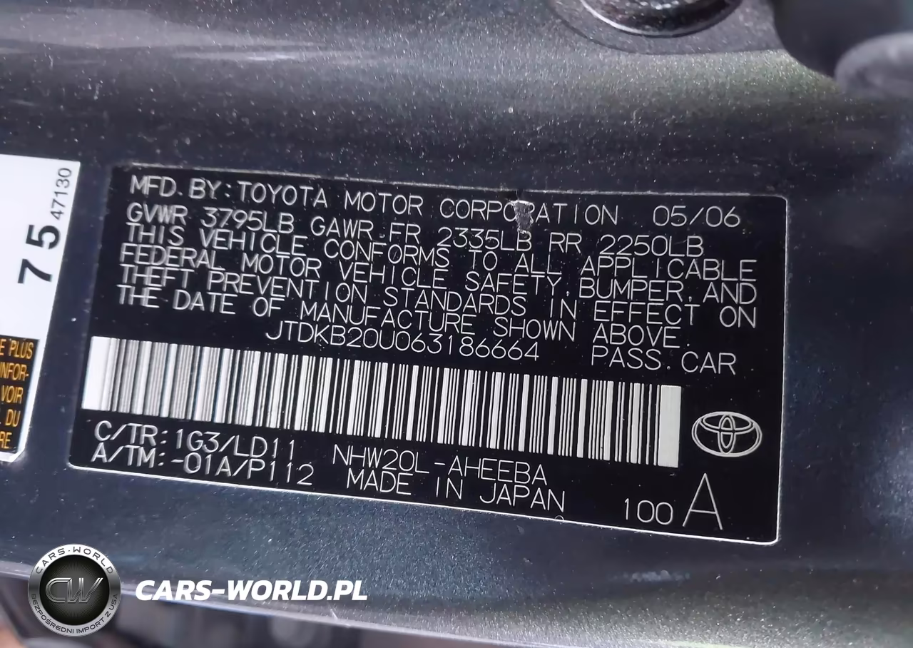 2006 Toyota Prius VIN:JTDKB20U063186664 - 9