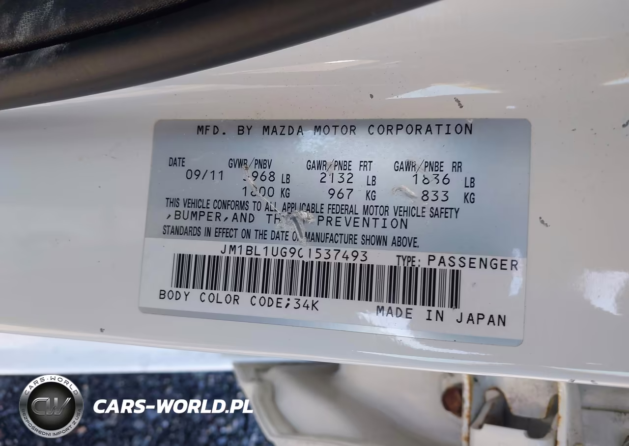 2012 Mazda Mazda3 I Sport VIN:JM1BL1UG9C1537493 - 9