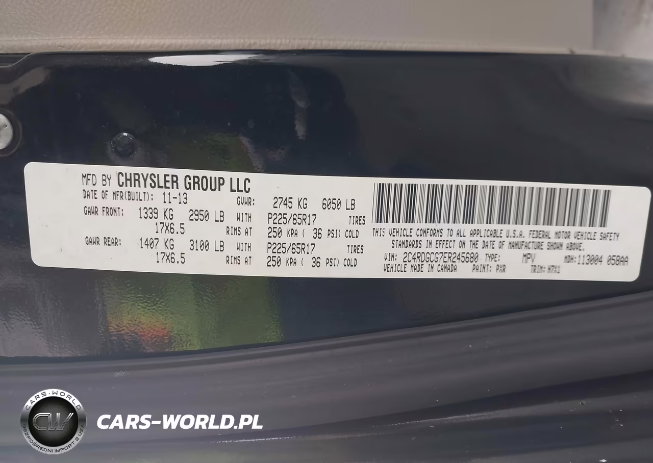 2014 Dodge Grand Caravan Sxt VIN:2C4RDGCG7ER245680 - 9
