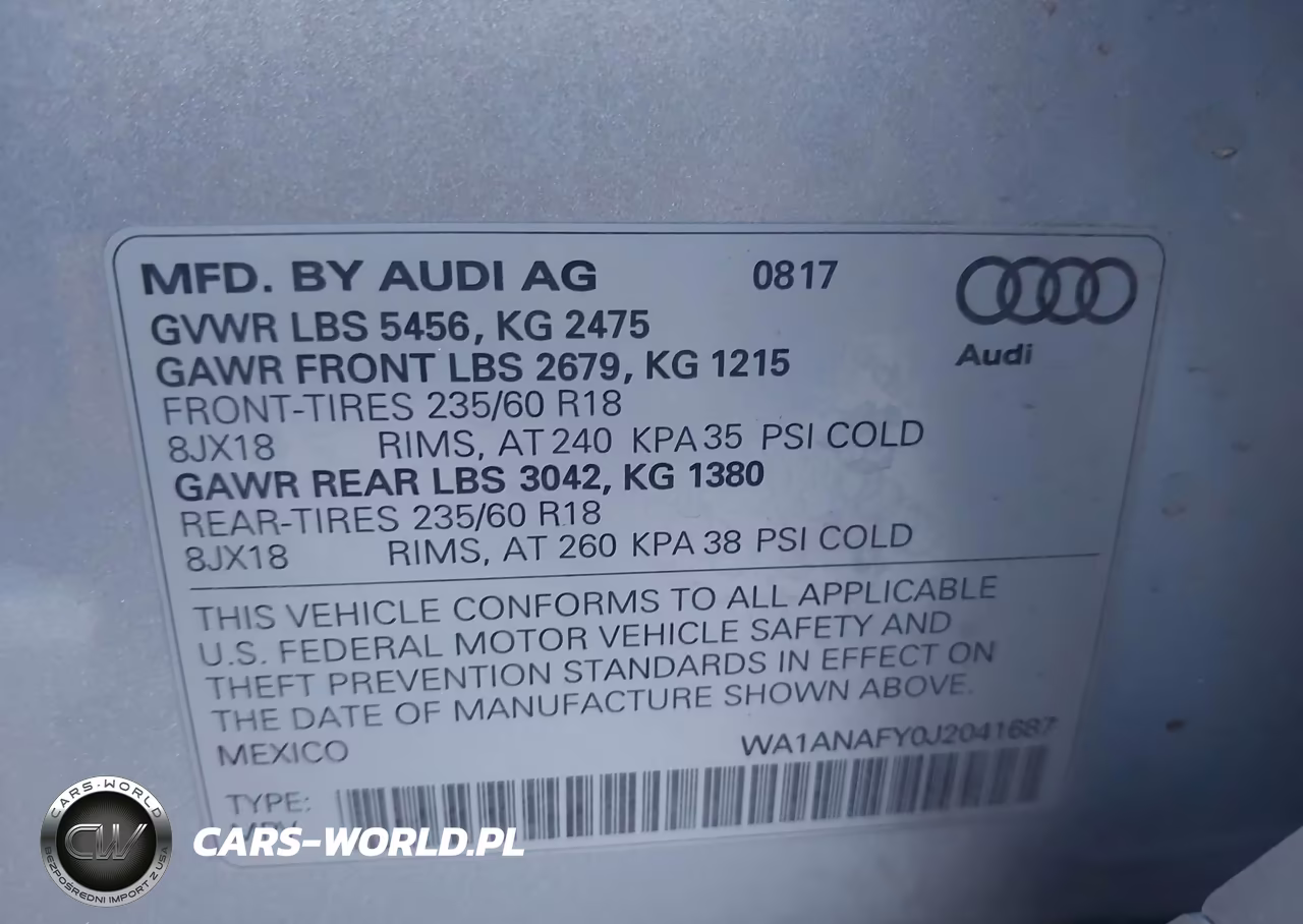 2018 Audi Q5 2.0T Premium-2.0T Tech Premium VIN:WA1ANAFY0J2041687 - 9