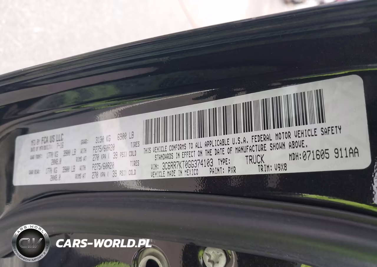 2016 Ram 1500 Express VIN:3C6RR7KT0GG374103 - 9