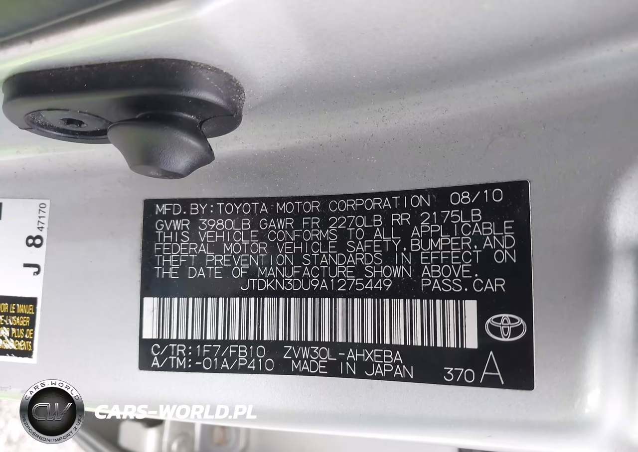 2010 Toyota Prius Ii VIN:JTDKN3DU9A1275449 - 9