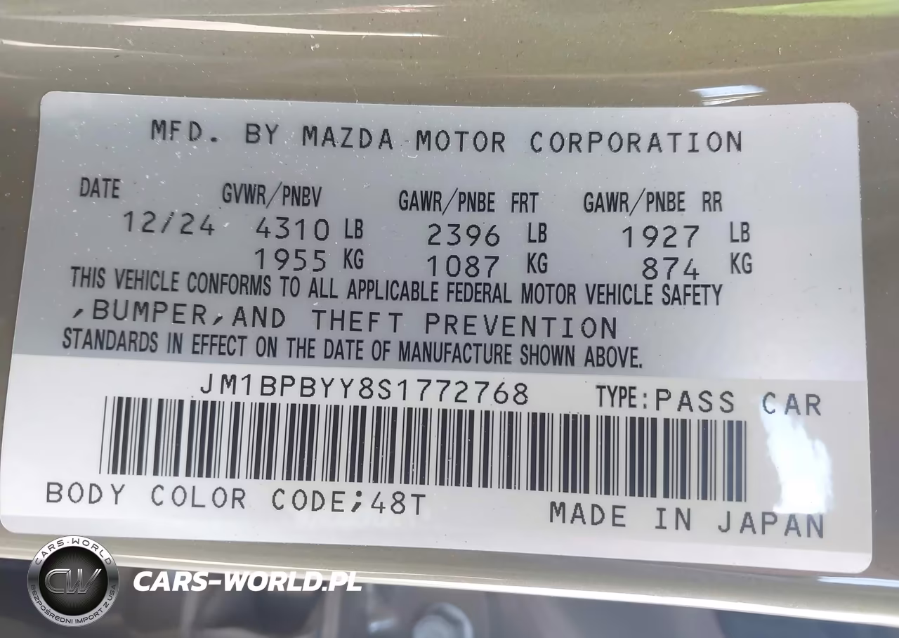 2025 Mazda Mazda3 2.5 Carbon Turbo VIN:JM1BPBYY8S1772768 - 9