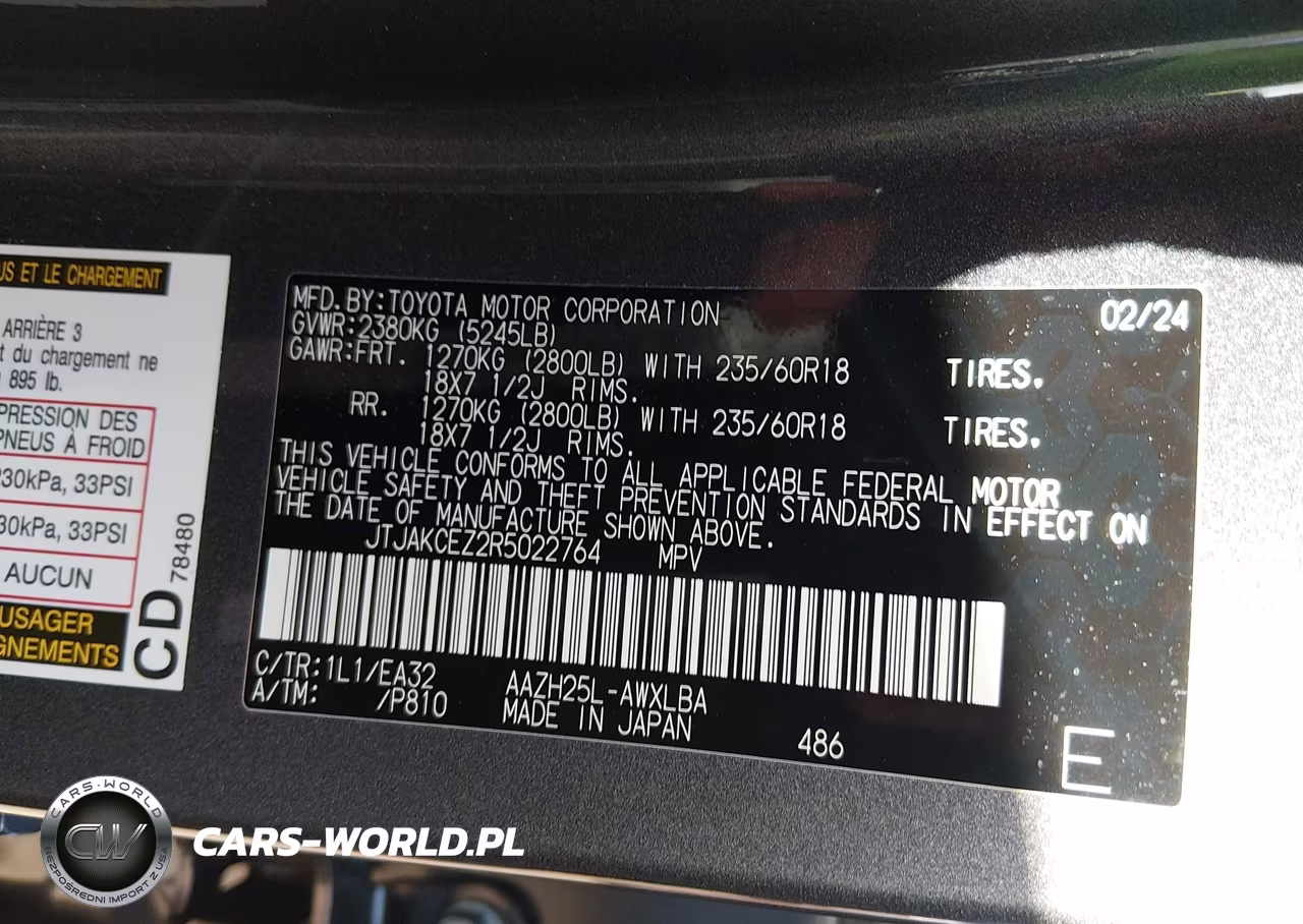 2024 Lexus Nx 350H VIN:JTJAKCEZ2R5022764 - 9