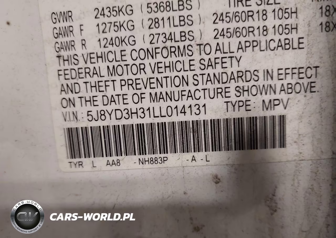 2020 Acura Mdx Standard VIN:5J8YD3H31LL014131 - 9