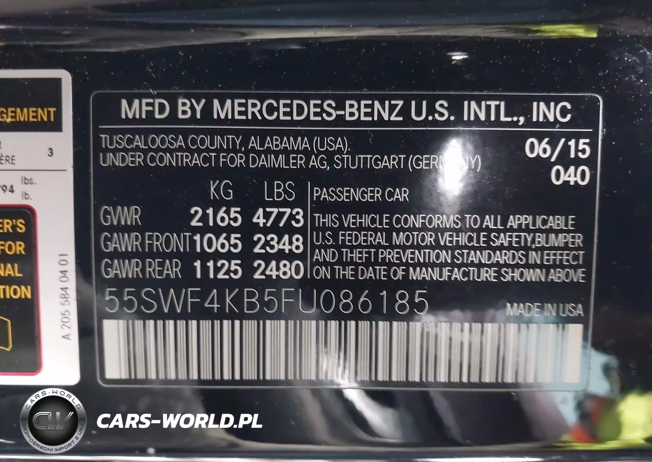 2015 Mercedes-Benz C 300 Sport 4Matic VIN:55SWF4KB5FU086185 - 17