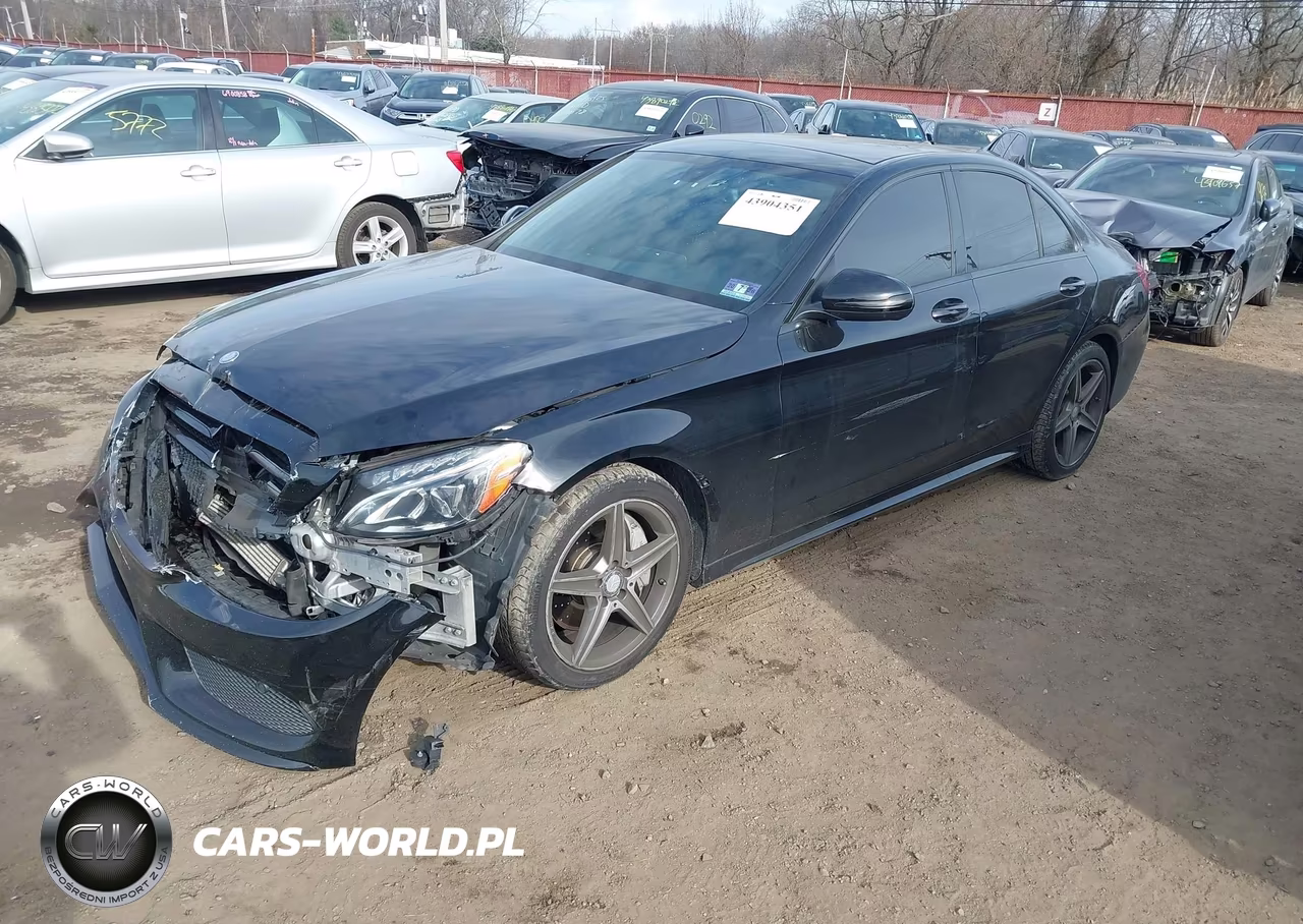 2015 Mercedes-Benz C 300 Sport 4Matic VIN:55SWF4KB5FU086185 - 2