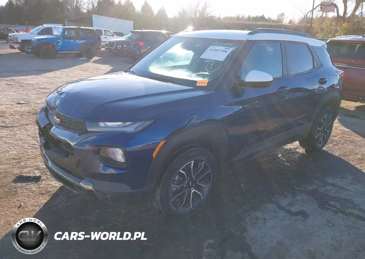 2022 Chevrolet Trailblazer Awd Activ VIN:KL79MSSLXNB142752 - 2