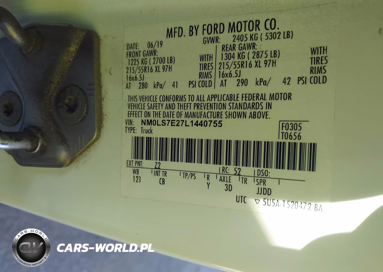2020 Ford Transit Connect Xl VIN:NM0LS7E27L1440755 - 9