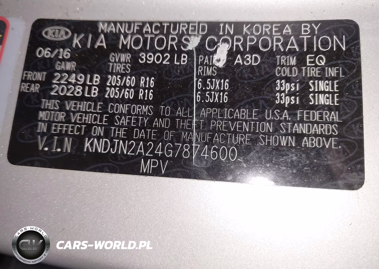 2016 Kia Soul VIN:KNDJN2A24G7874600 - 9