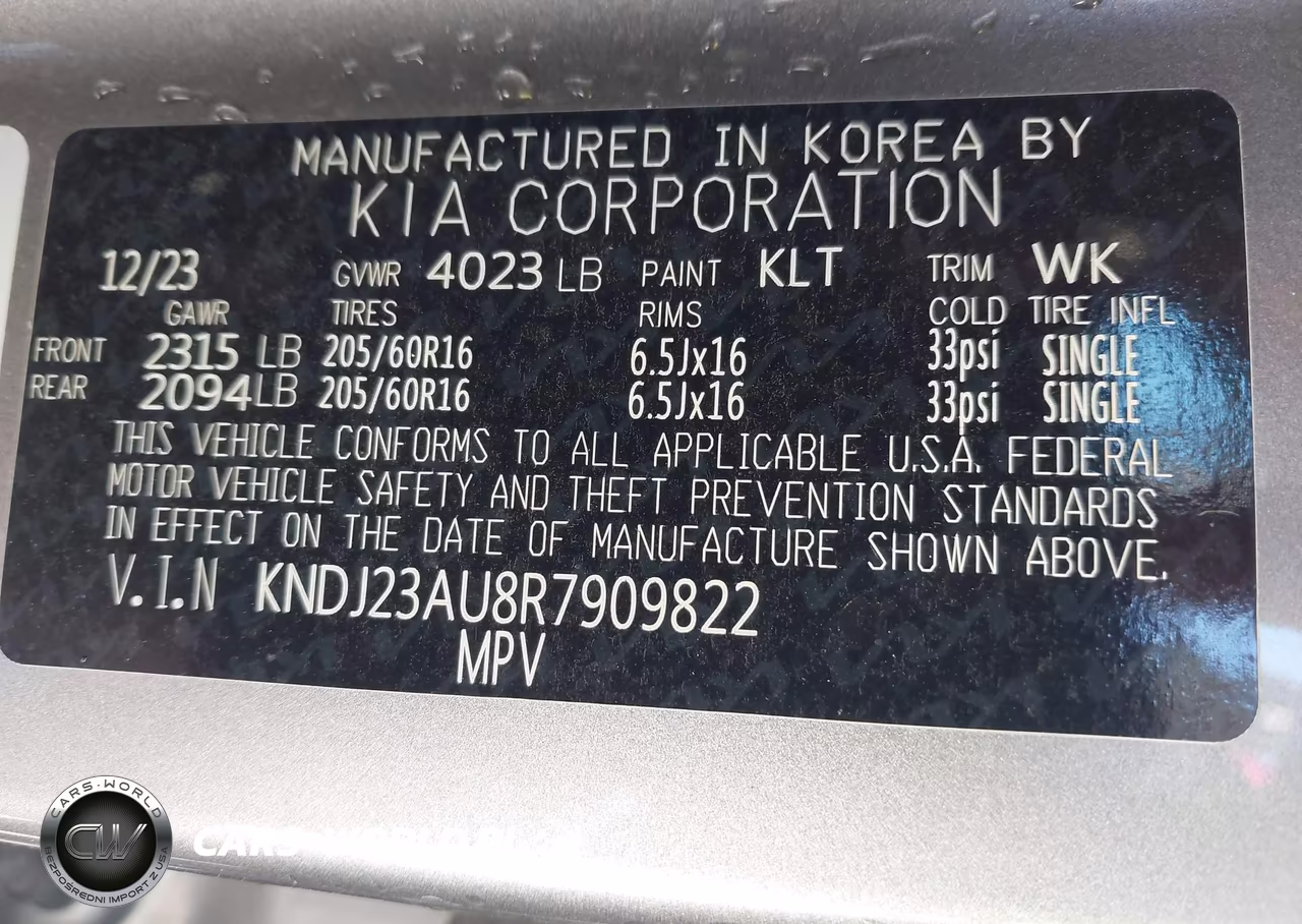 2024 Kia Soul Lx VIN:KNDJ23AU8R7909822 - 9
