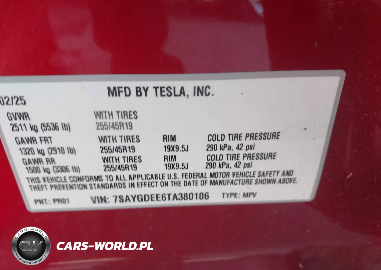2026 Tesla Model Y Long Range Dual Motor All-Wheel Drive-Long Range Launch Series VIN:7SAYGDEE6TA380106 - 8