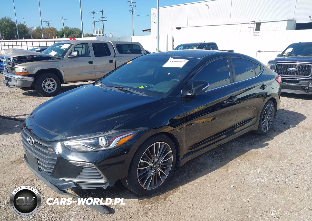 2017 Hyundai Elantra Sport VIN:KMHD04LB6HU338489 - 2