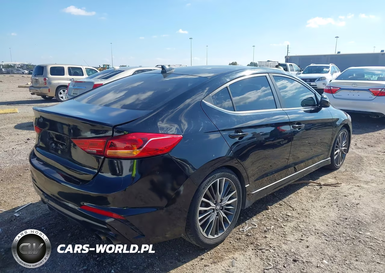 2017 Hyundai Elantra Sport VIN:KMHD04LB6HU338489 - 4