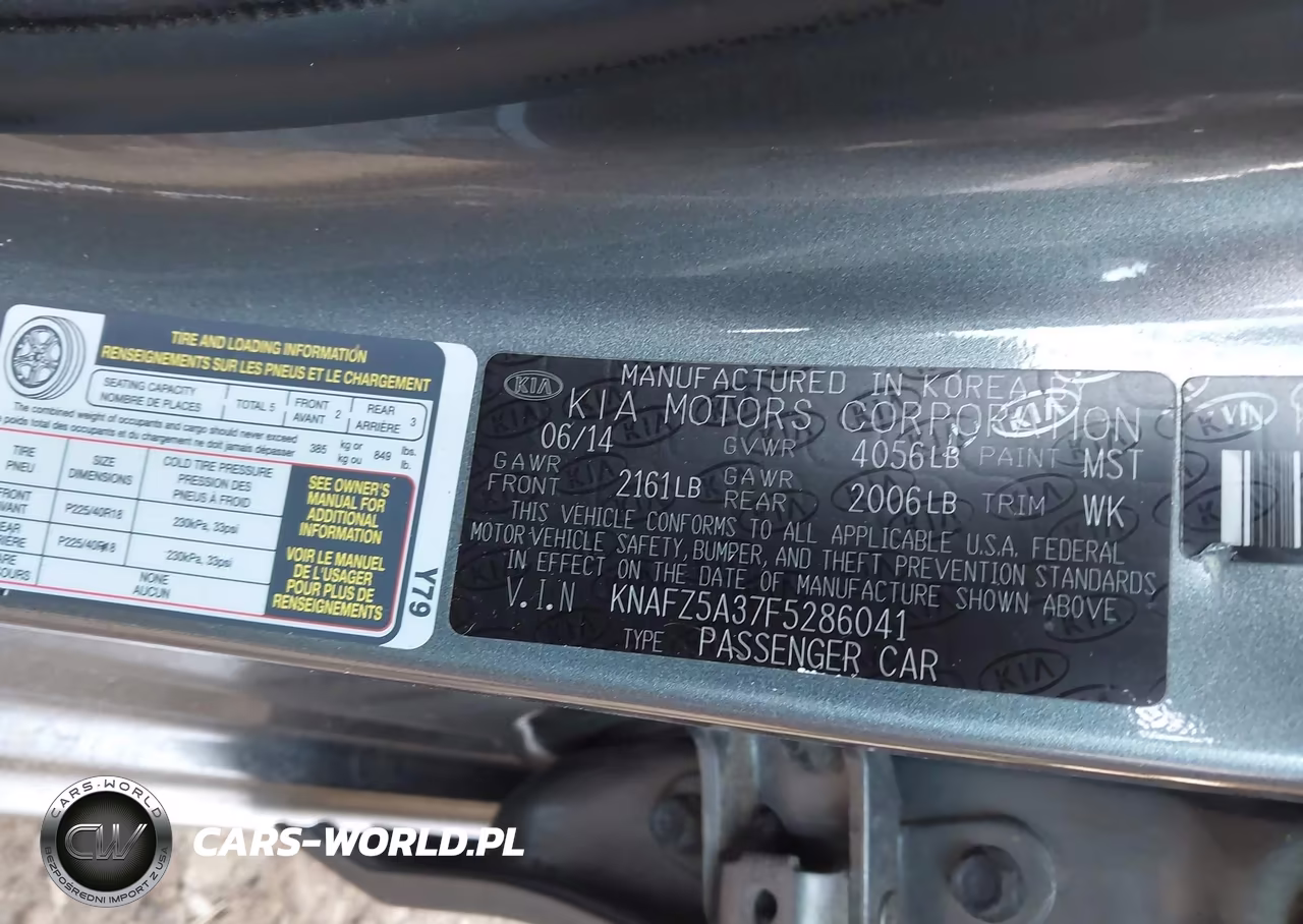 2015 Kia Forte Sx VIN:KNAFZ5A37F5286041 - 9