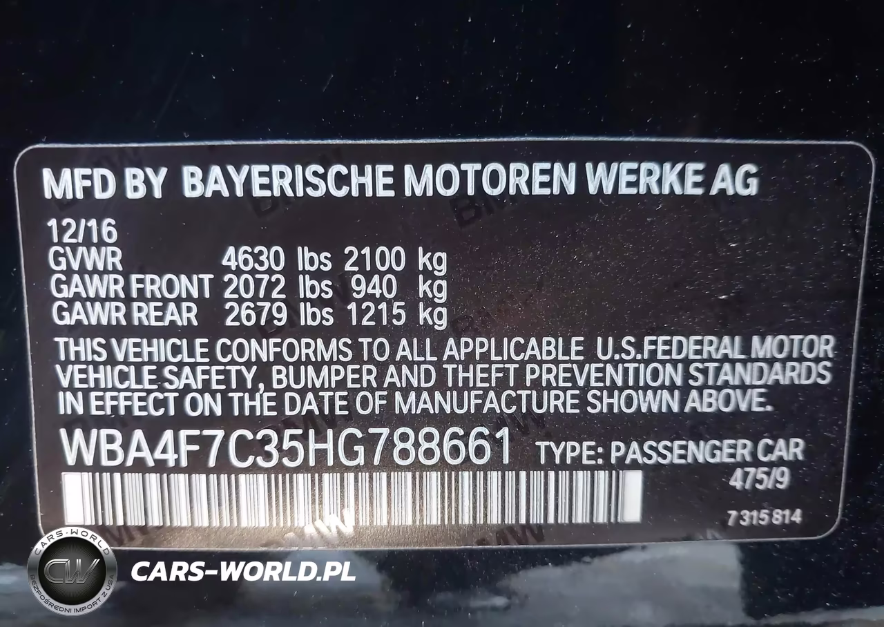 2017 BMW 430I Gran Coupe VIN:WBA4F7C35HG788661 - 9