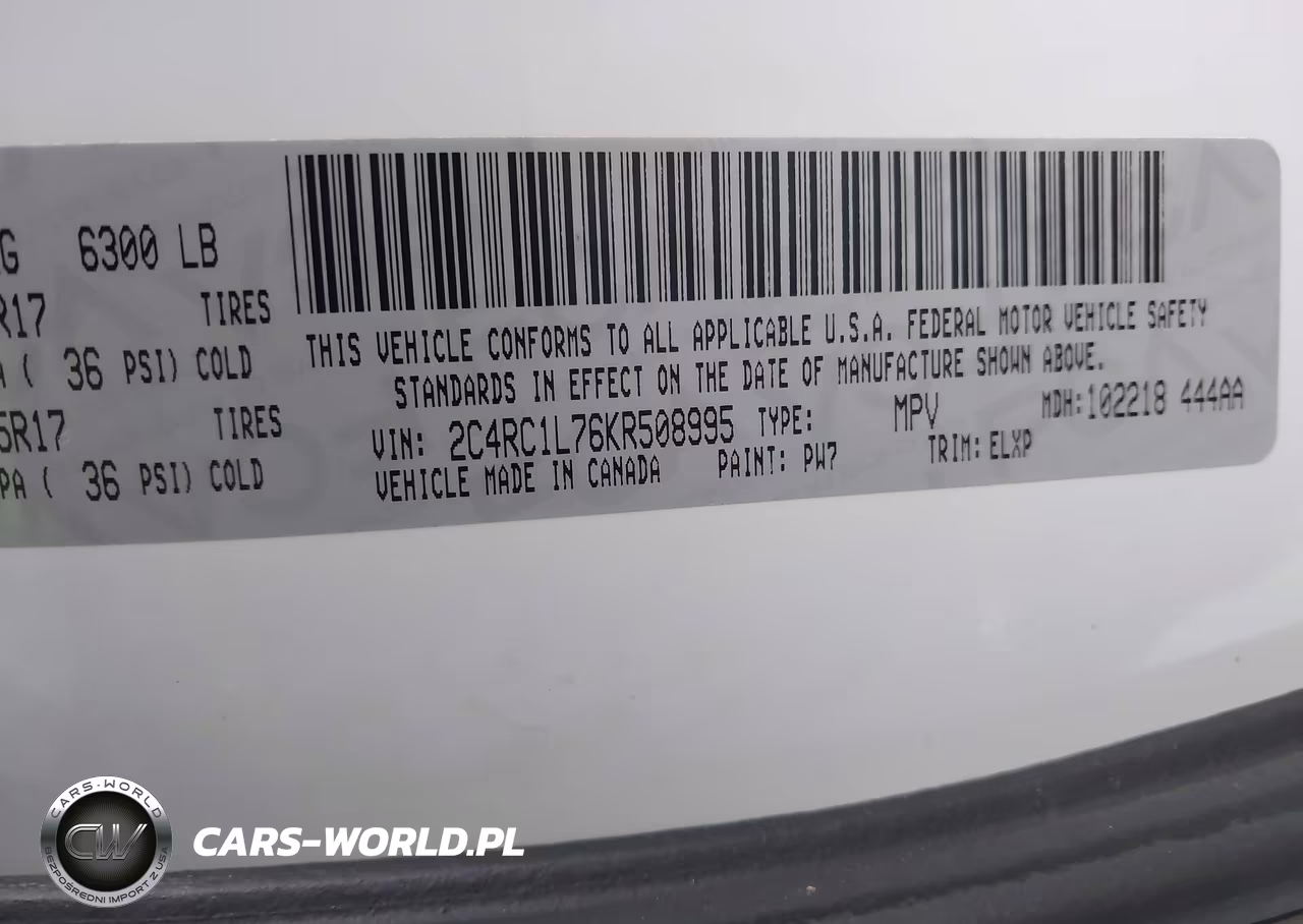 2019 Chrysler Pacifica Hybrid Touring L VIN:2C4RC1L76KR508995 - 9
