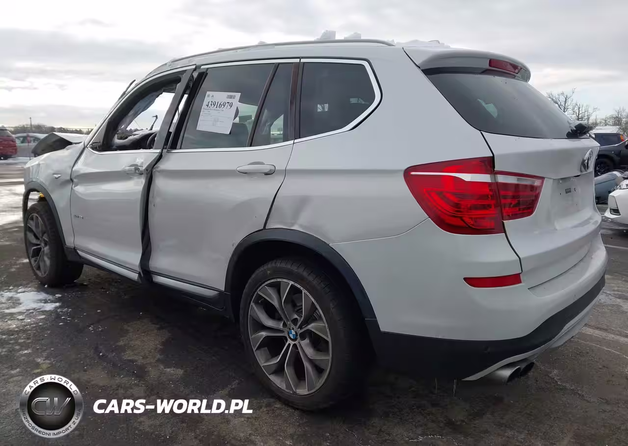2016 BMW X3 xDrive28I VIN:5UXWX9C59G0D83370 - 3