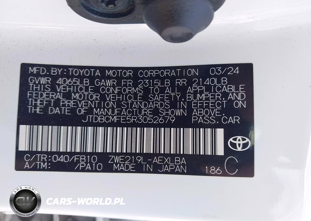 2024 Toyota Corolla Hybrid Le VIN:JTDBCMFE5R3052679 - 9