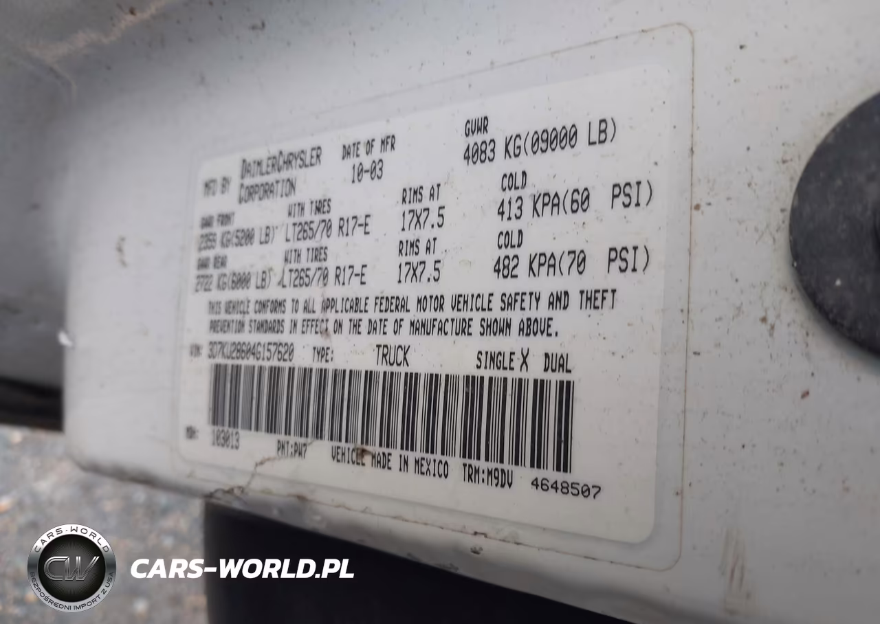 2004 Dodge Ram 2500 Slt-Laramie VIN:3D7KU28604G157620 - 9