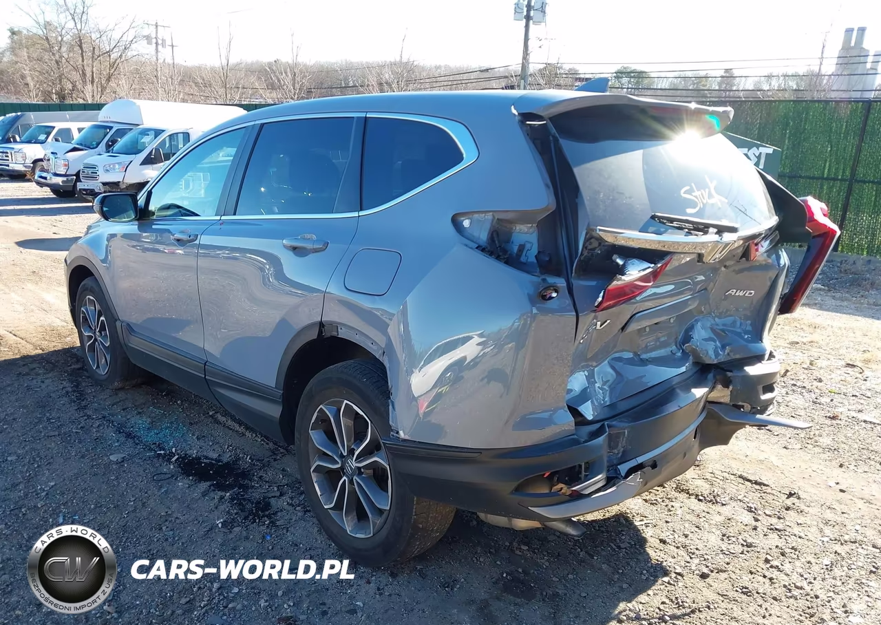 2022 Honda Cr-V Awd Ex VIN:2HKRW2H58NH615794 - 3