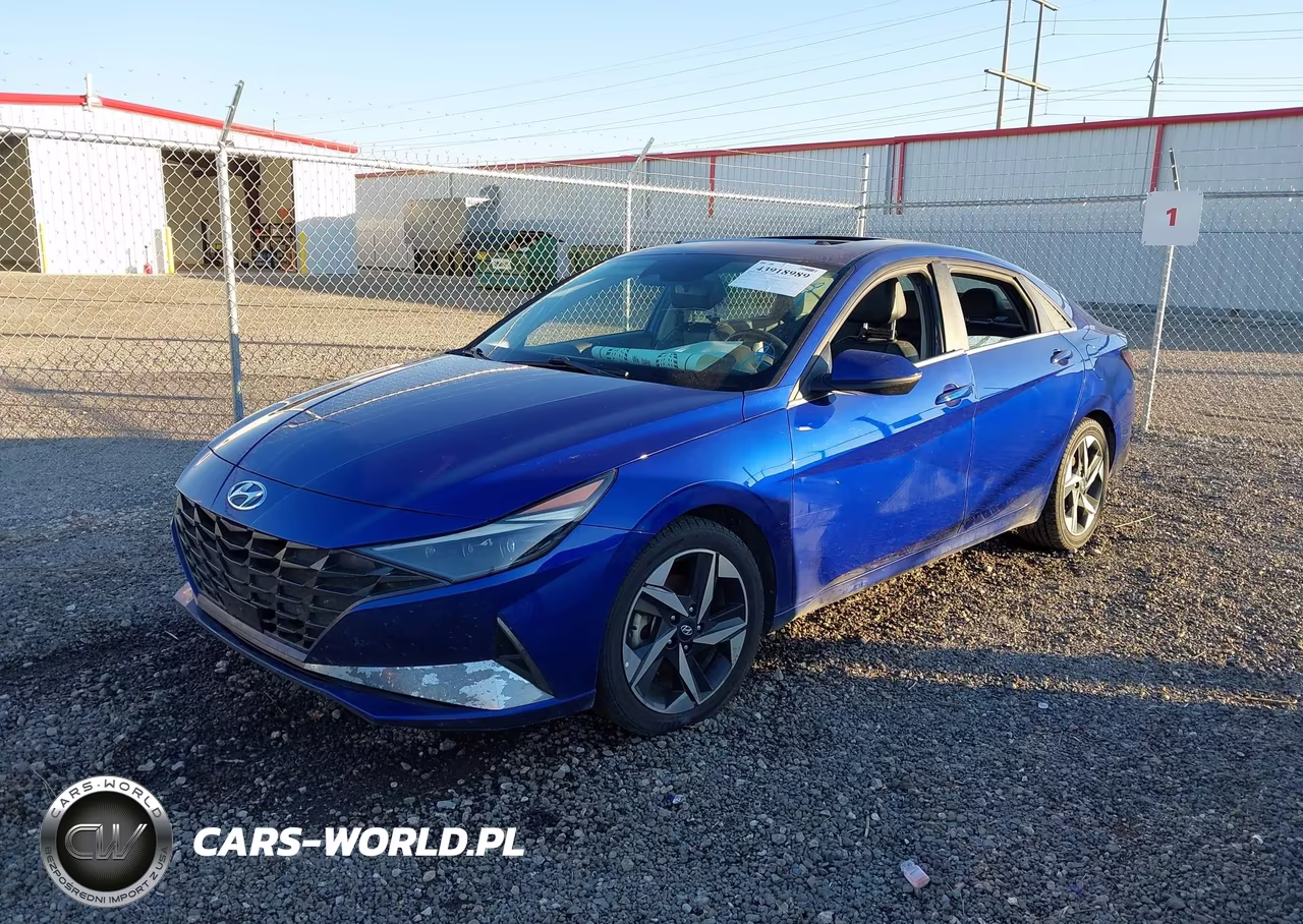 2021 Hyundai Elantra Hybrid Limited VIN:KMHLN4AJ8MU010153 - 2