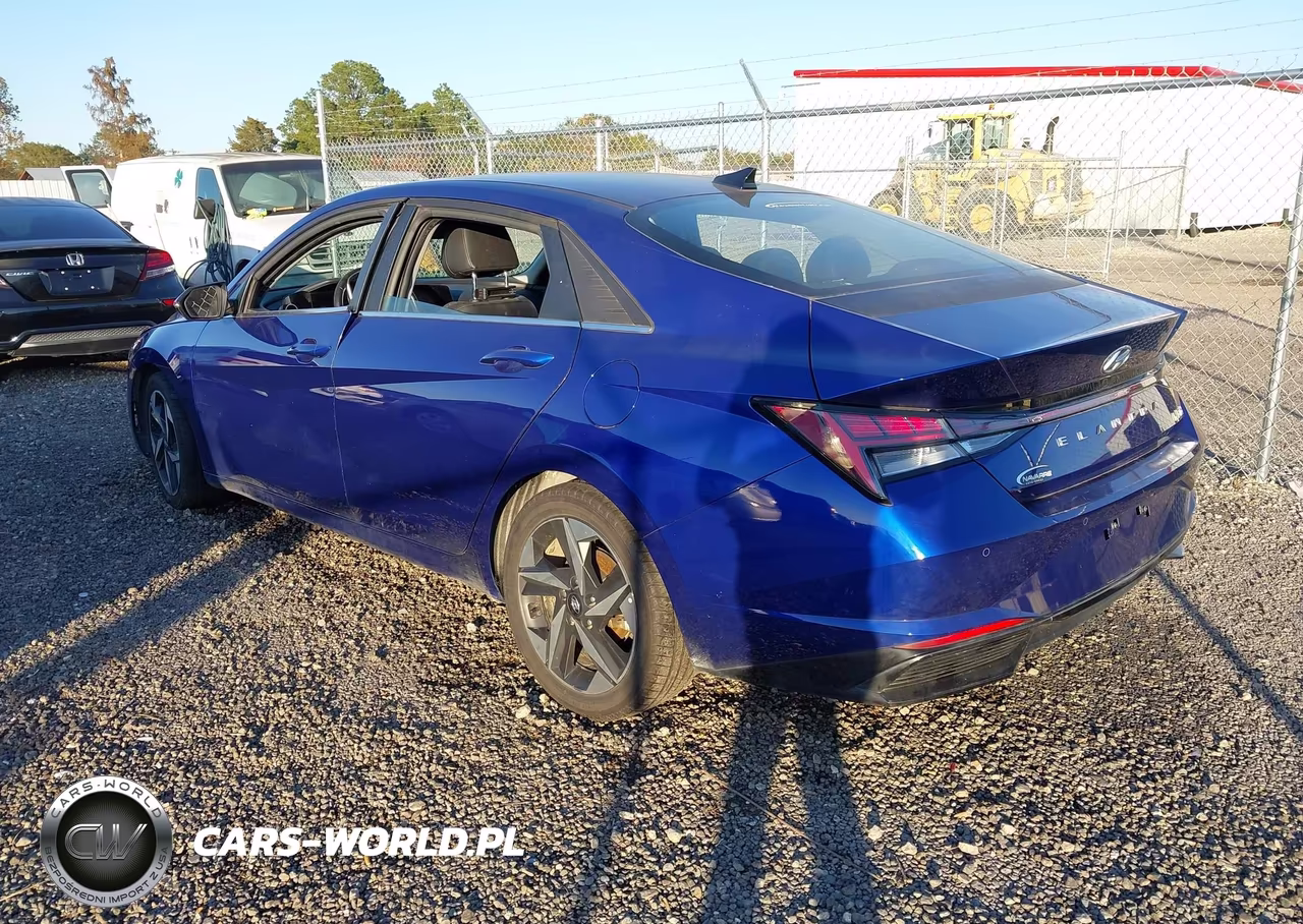 2021 Hyundai Elantra Hybrid Limited VIN:KMHLN4AJ8MU010153 - 3