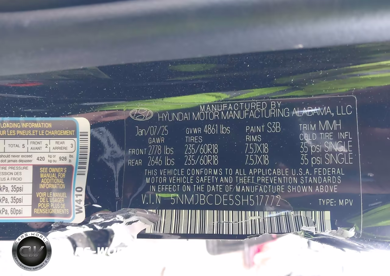 2025 Hyundai Tucson Sel VIN:5NMJBCDE5SH517772 - 9