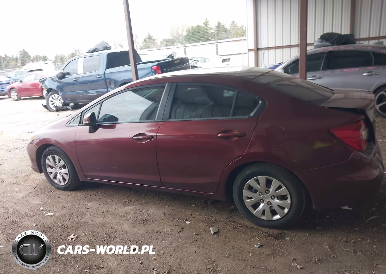 2012 Honda Civic Lx VIN:2HGFB2F50CH536564 - 15